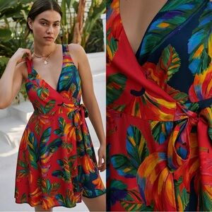 Farm Rio Cover-Up Wrap Dress